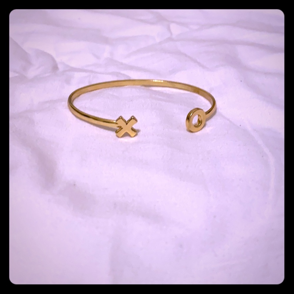 Express Gold-Colored X & O Bracelet